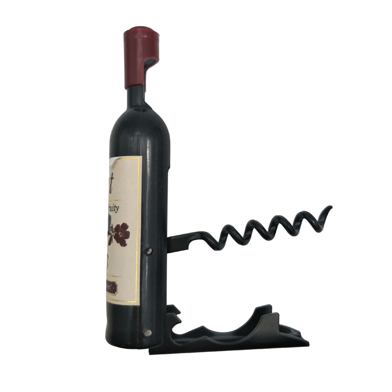 Wine Bottle Shape Bottle Opener Wine Opener with Fridge Magnet